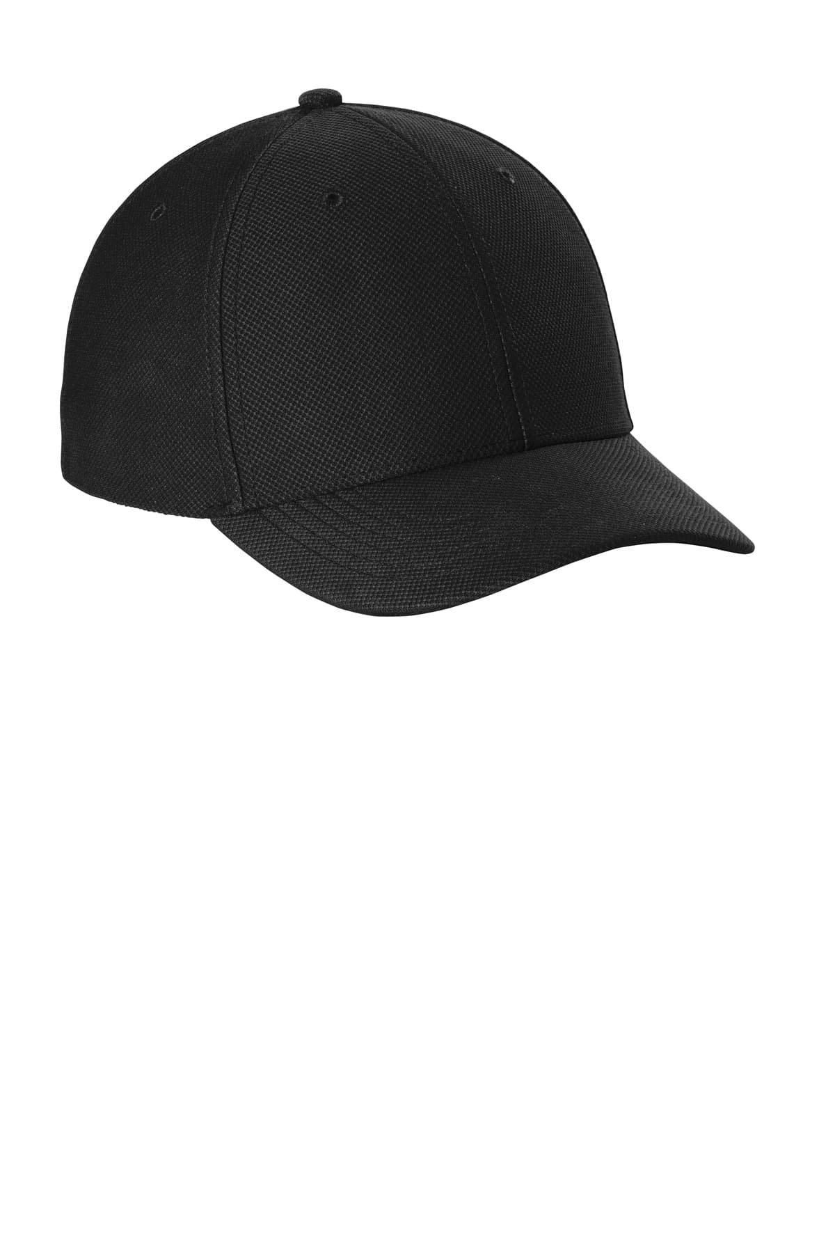 Sport-Tek Action Snapback Cap. STC50 Black front