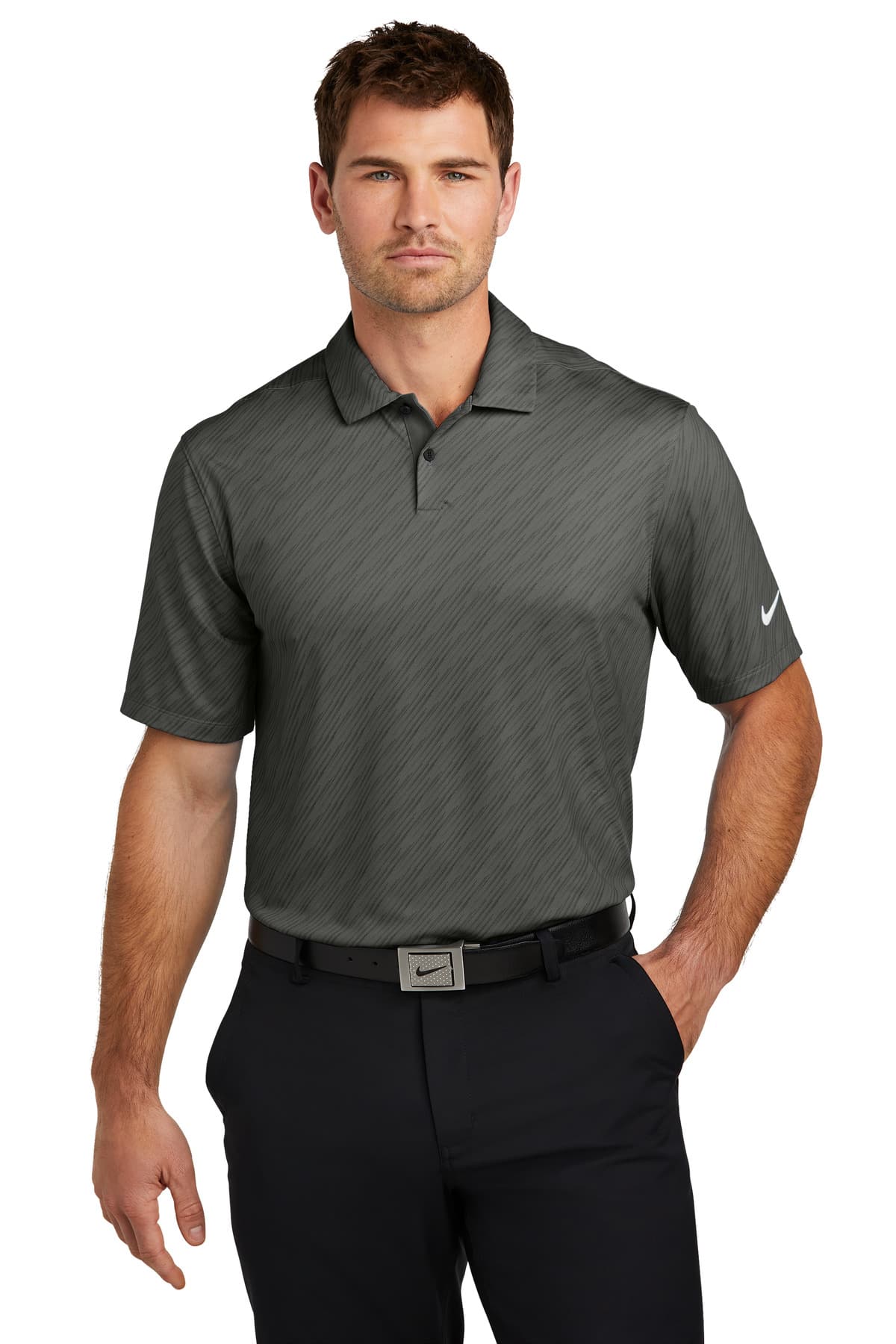Nike Vapor Dash Polo NKDX6688 Anthracite front