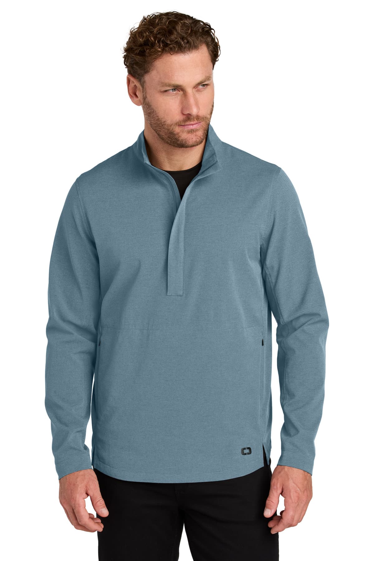 OGIO Aspect 1/2-Zip Pullover OG1003 Blue Mist front