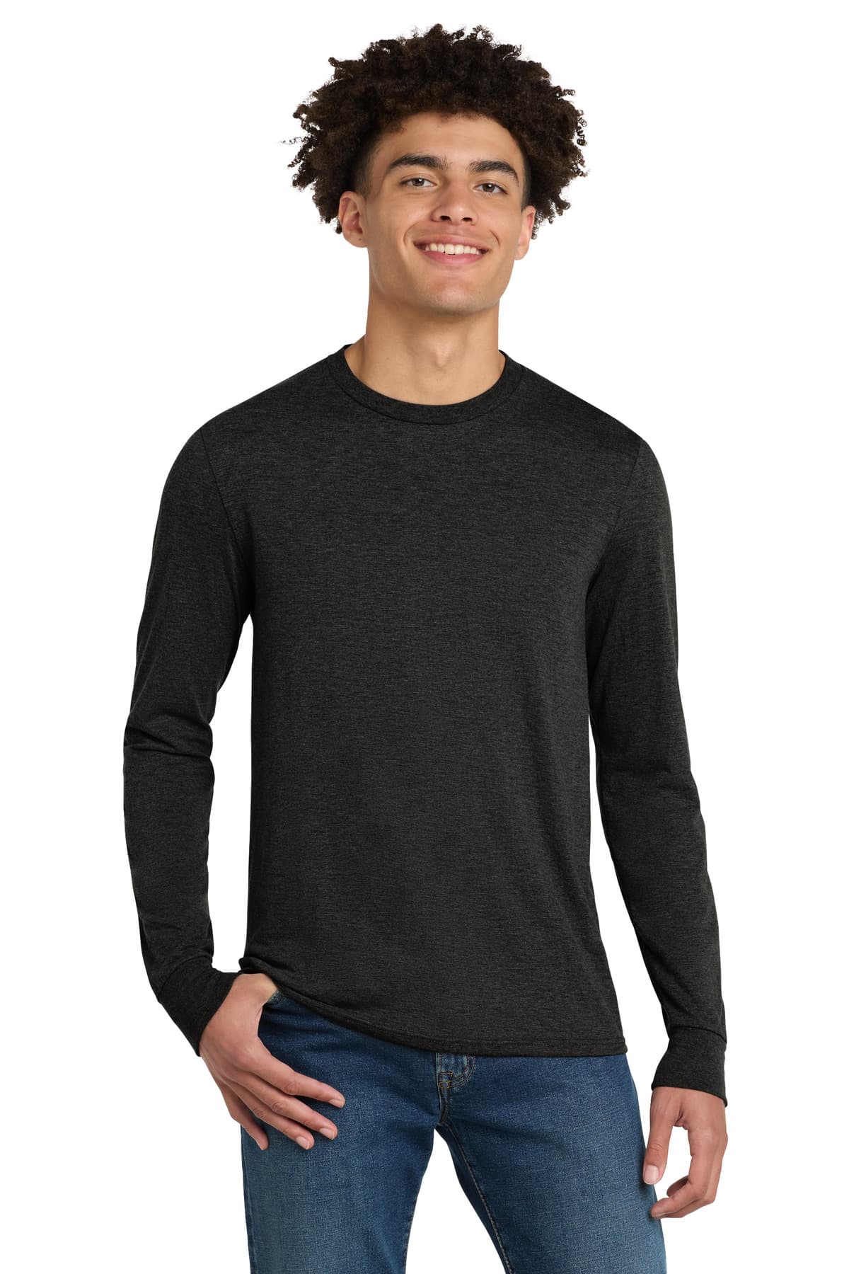 District Perfect Tri Long Sleeve Tee . DM132