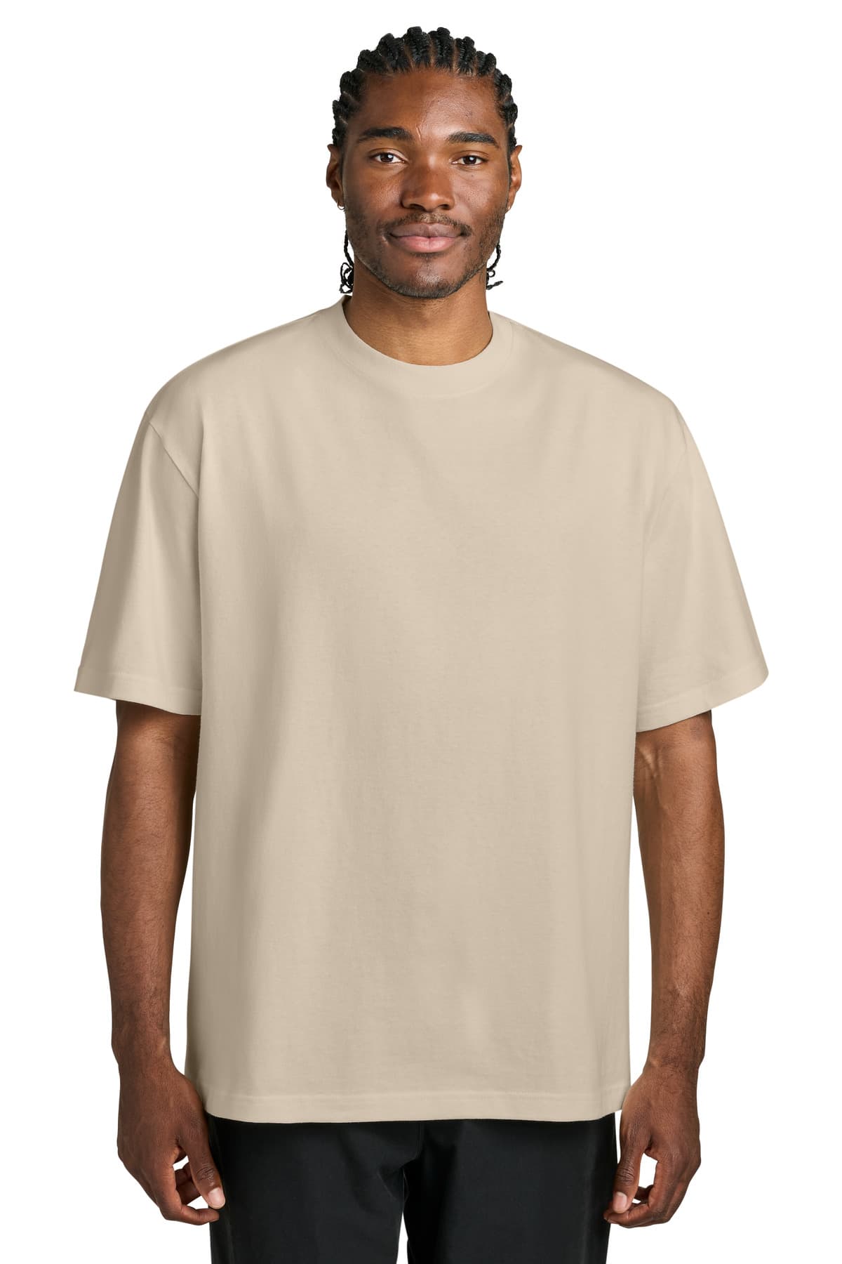 District 7-Oz. Gritty Tee DT7075 Chai front