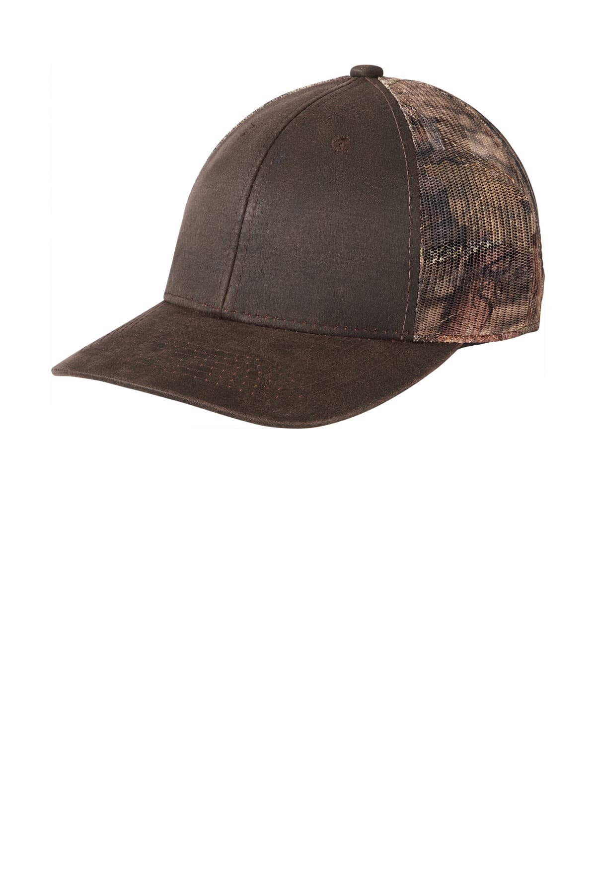 Port Authority Pigment Print Camouflage Mesh Back Cap C891 Mossy Oak Break-up Country/ Brown front