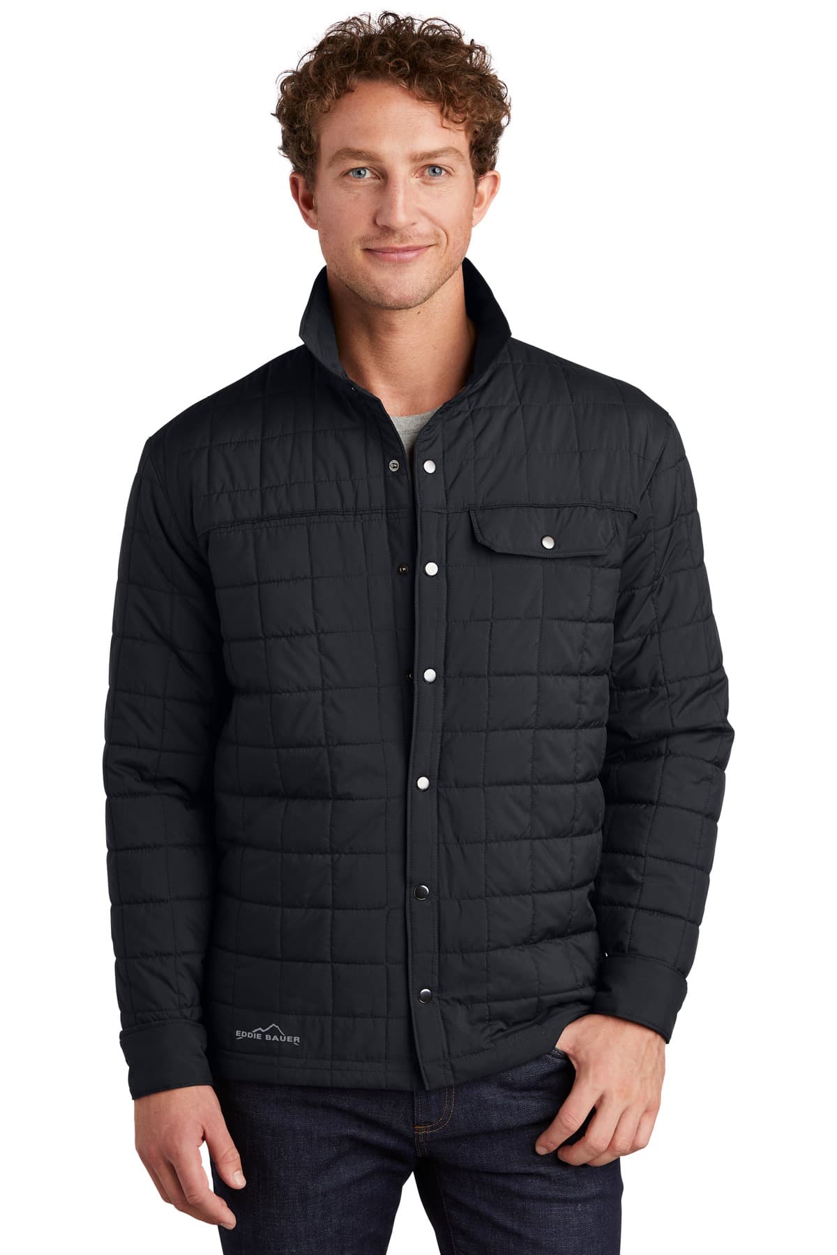 Eddie Bauer Shirt Jac. EB502 Black front