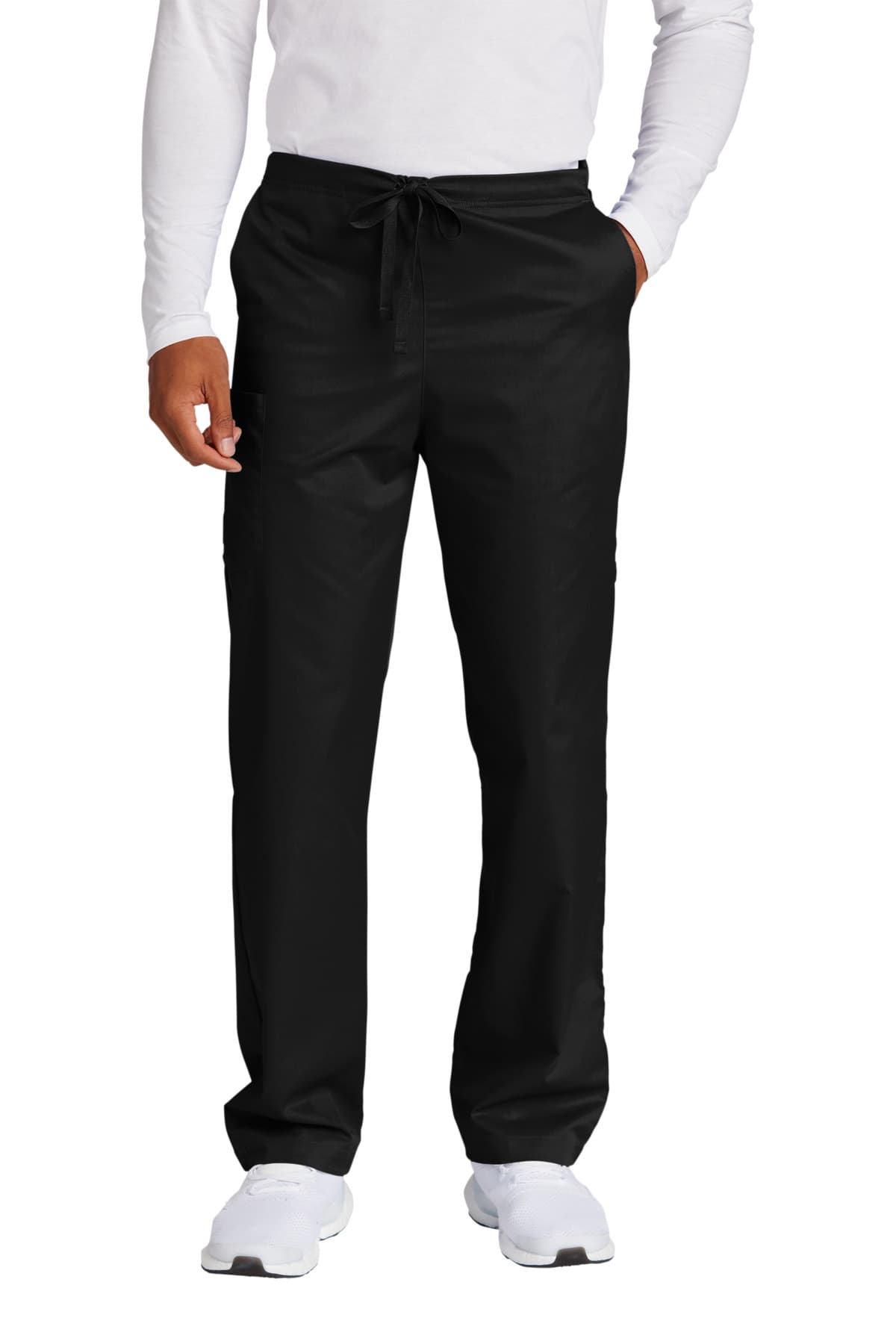 Wink Unisex Short WorkFlex Cargo Pant WW3150S Black front