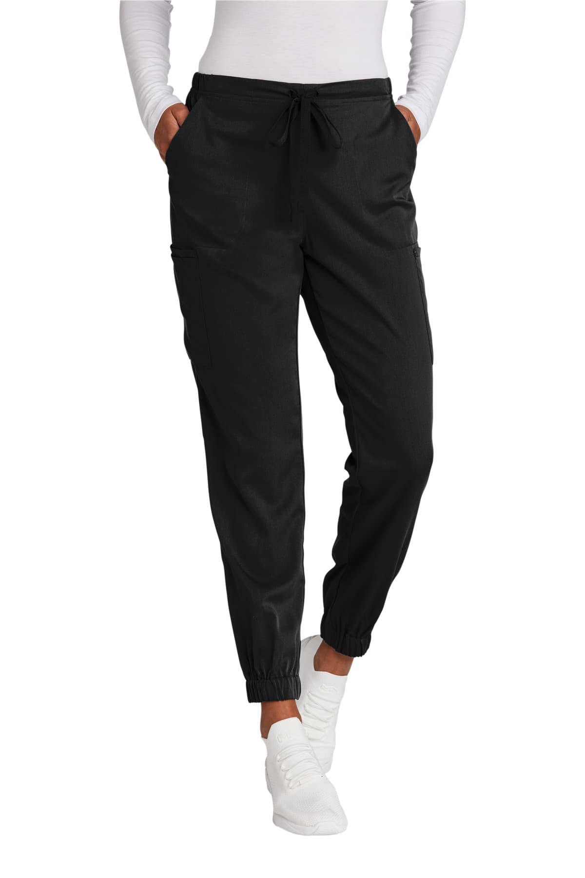 Wink Women's Premiere Flex Jogger Pant WW4258 Black front