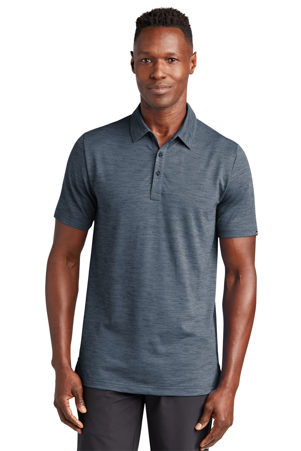 TravisMathew Auckland Slub Polo TM1MW451 Blue Nights front