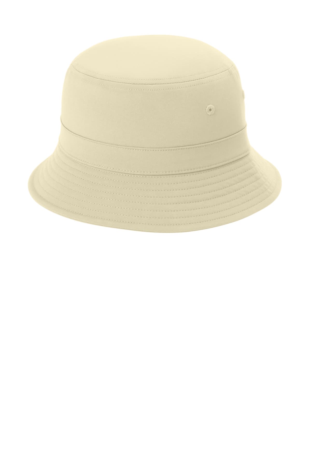 Port Authority Poly Bucket Hat C980 Sahara front