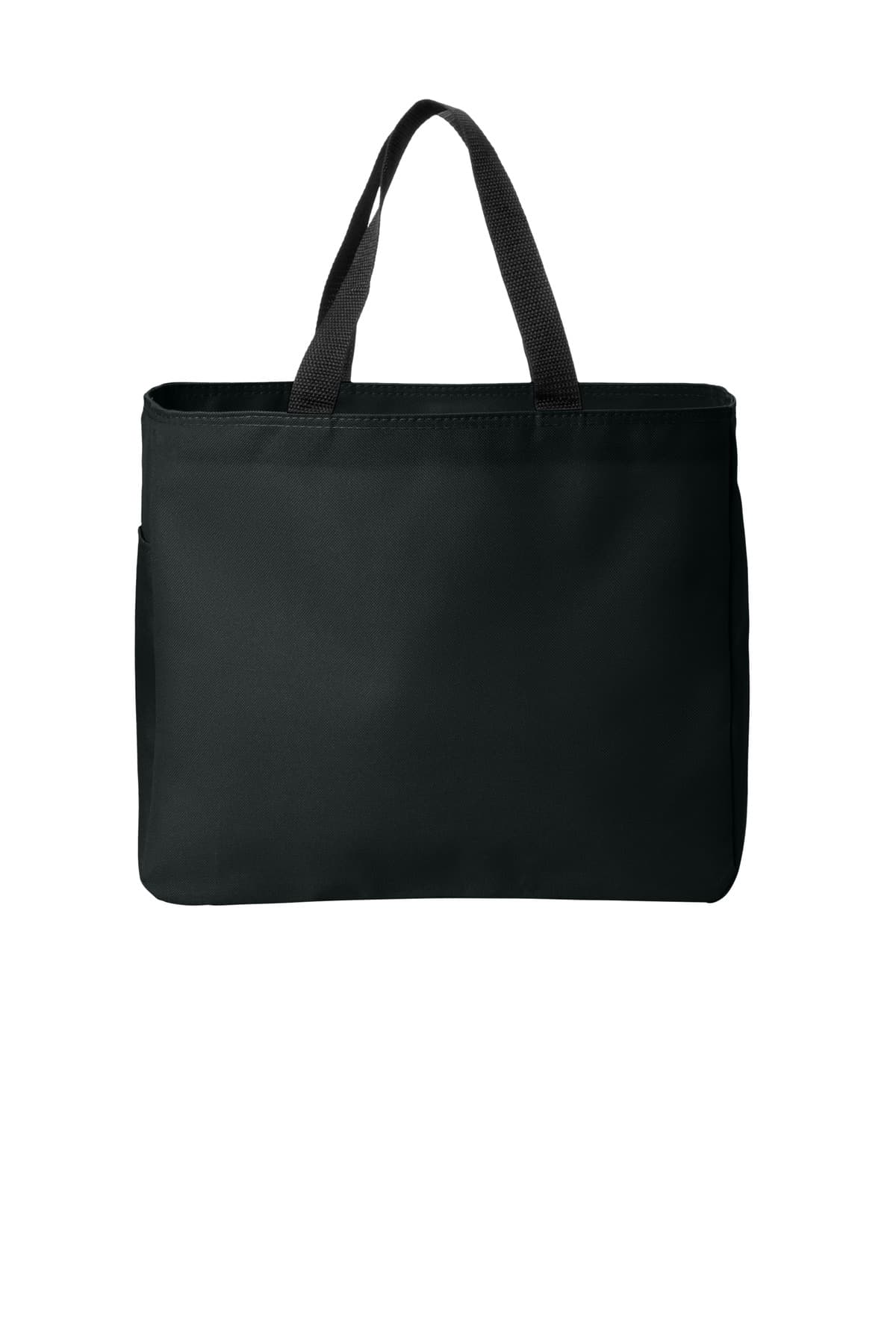 Port Authority - Essential Tote. B0750 Black front