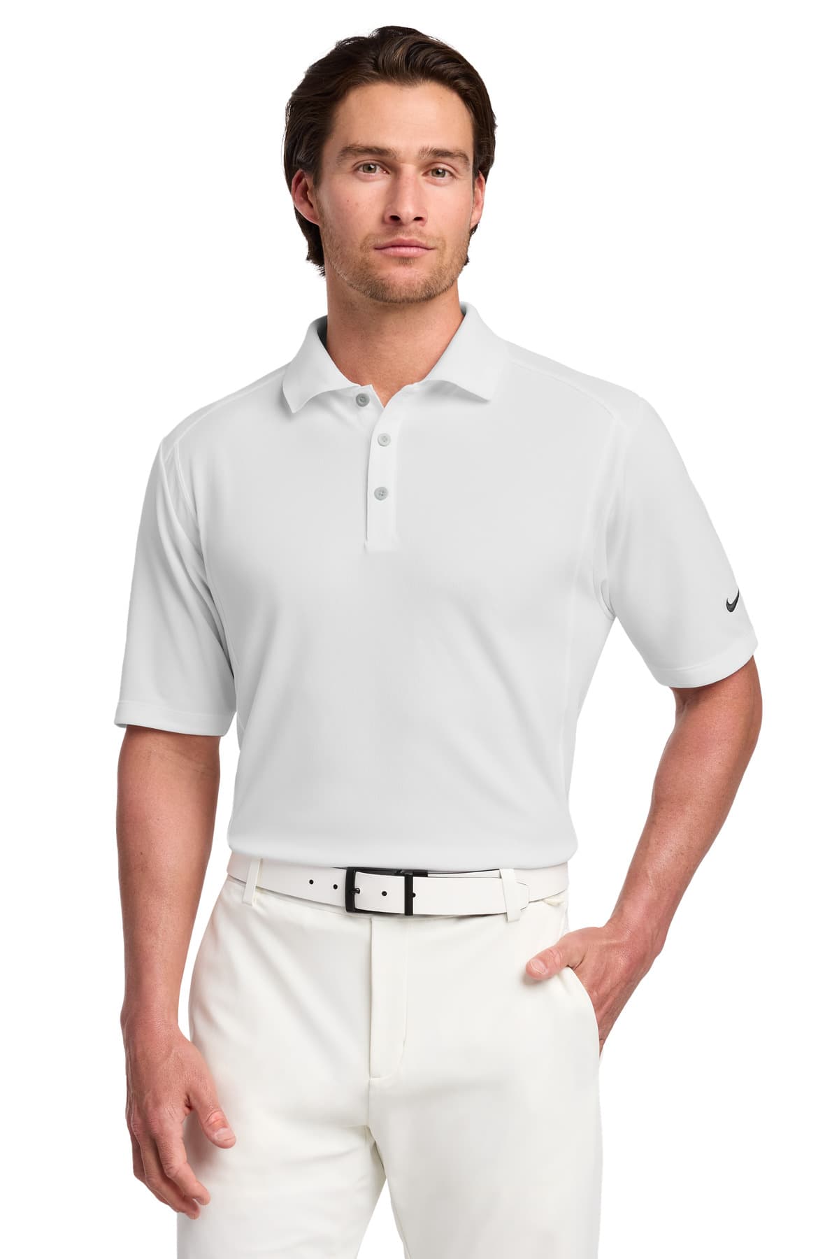 Nike Dri-FIT Classic Polo. 267020 White front