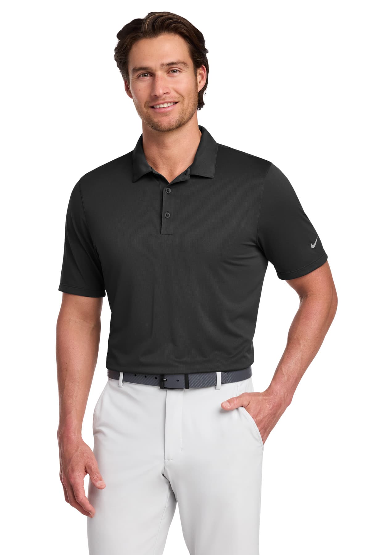 Nike Dri-FIT Legacy Polo. 883681 Black front