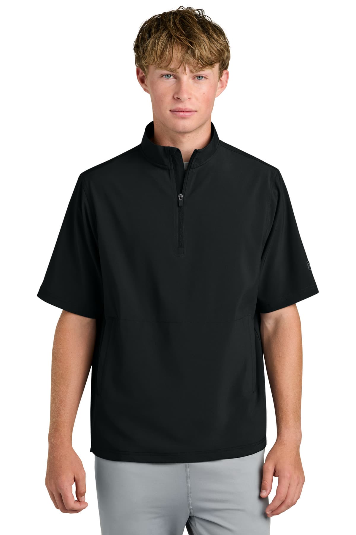 Richardson Barrage Wind Shirt RA7400SSQ Black front