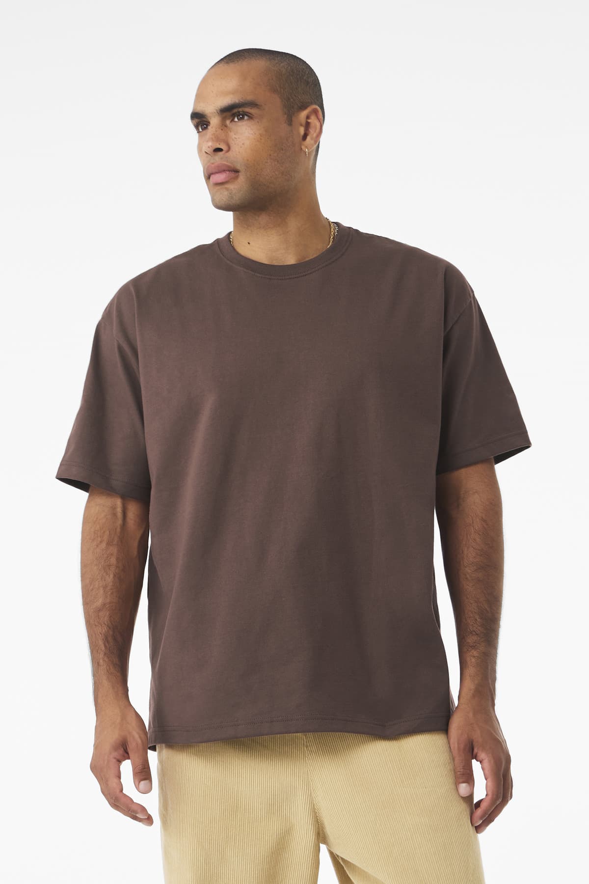 BELLA+CANVAS Unisex 7.5-Ounce Heavyweight Tee BC4610 Cocoa front