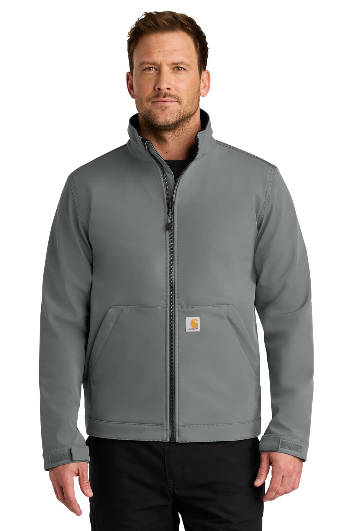 Carhartt Rain Defender Soft Shell Jacket CT106438 Steel front