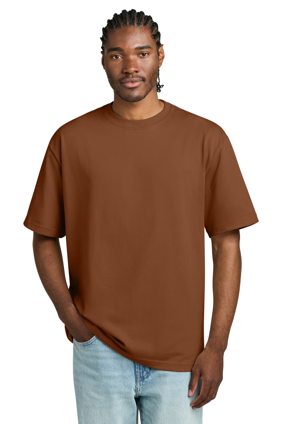 District Heavyweight Very Important Tee DT6065 Baked Clay front